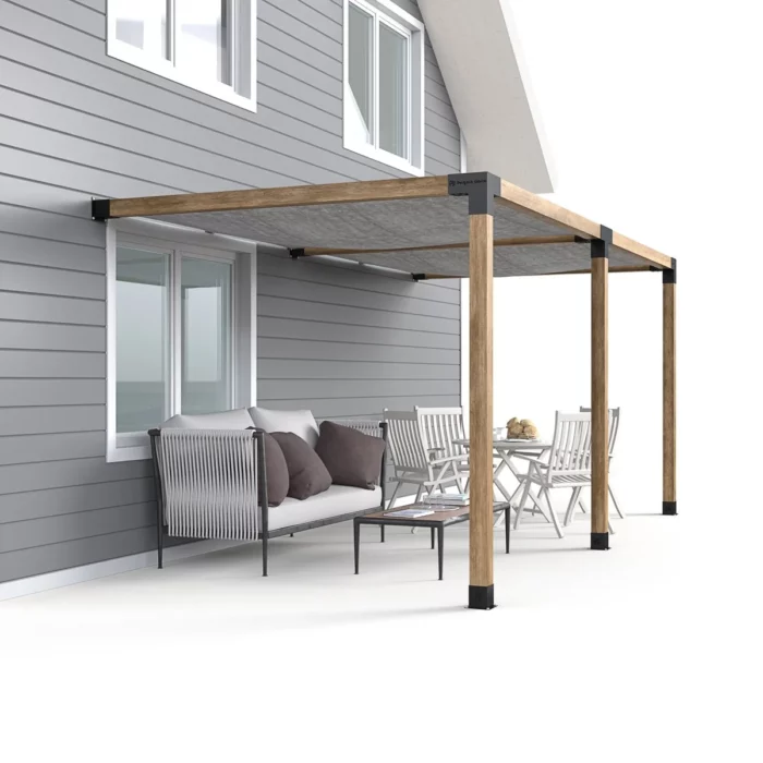 Wall Mounted Double Bay Shade Roof - Brackets Kit