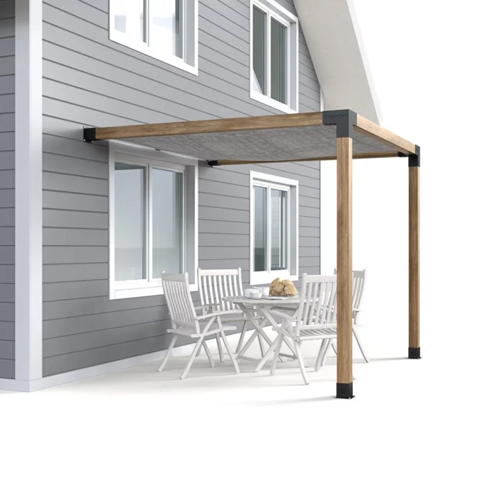 Wall Mounted Single Bay Shade Roof - Brackets Kit