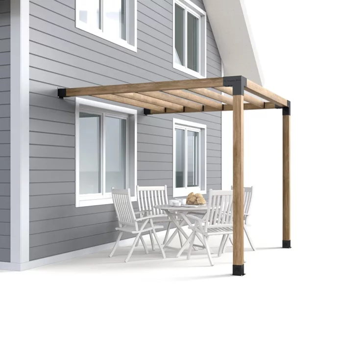 Wall Mounted Single Bay Slat Roof - Bracket Kit